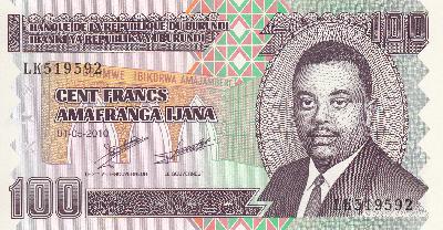 Beschrijving voorzijde: RWAGASORE